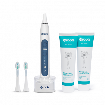 Sonic toothbrush set + 2x toothpaste