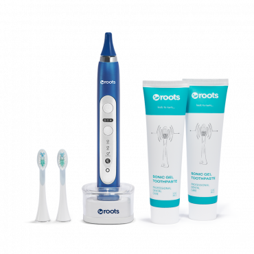 Sonic toothbrush set + 2x toothpaste